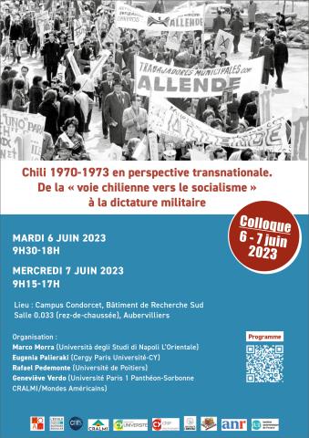 CHILI 1970-1973 EN PERSPECTIVE TRANSNATIONALE. DE LA « VOIE CHILIENNE VERS LE SOCIALISME » À LA DICTATURE MILITAIRE