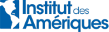 Logo Institut des Amériques bleu sur fond blanc